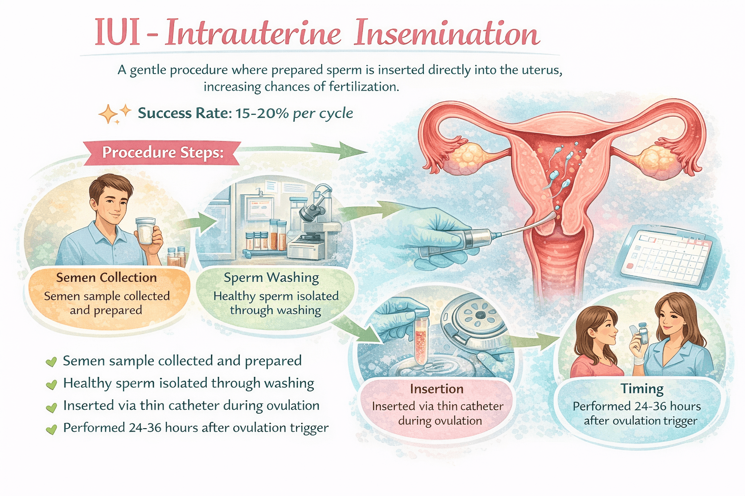 IUI Procedure Flow